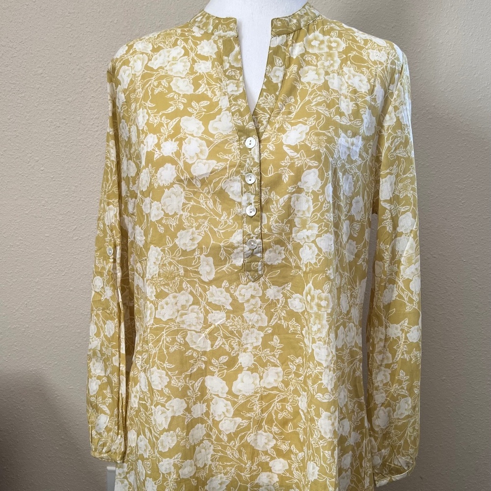 Chaudry Anthropologie Tunic Top Long Sleeve